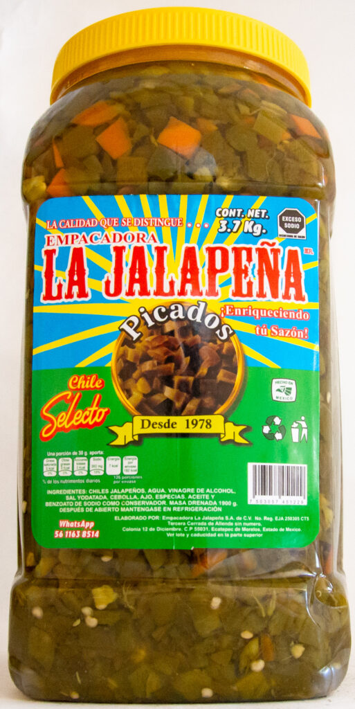 Jalapeño Picado 3.7 kg